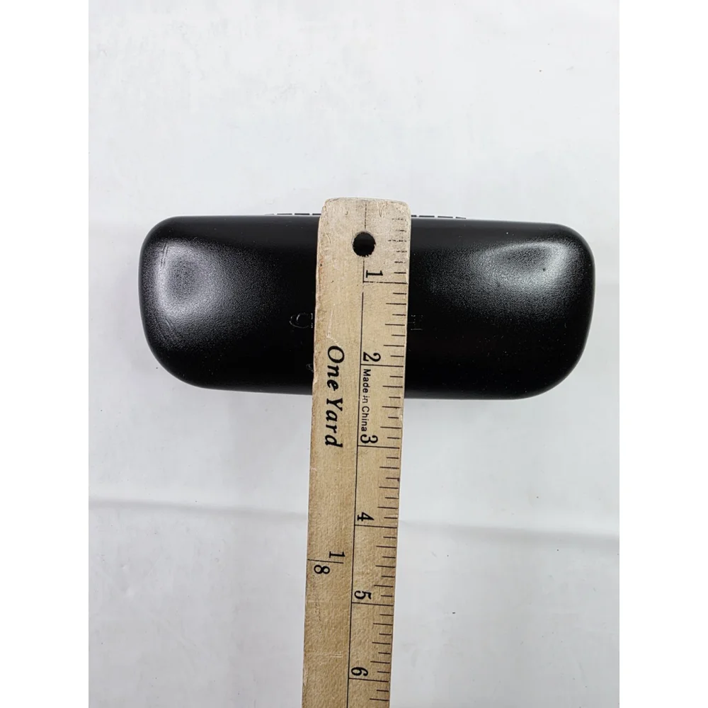 Coach Glasses Case New York Black Leather Hard Clamshell 6
